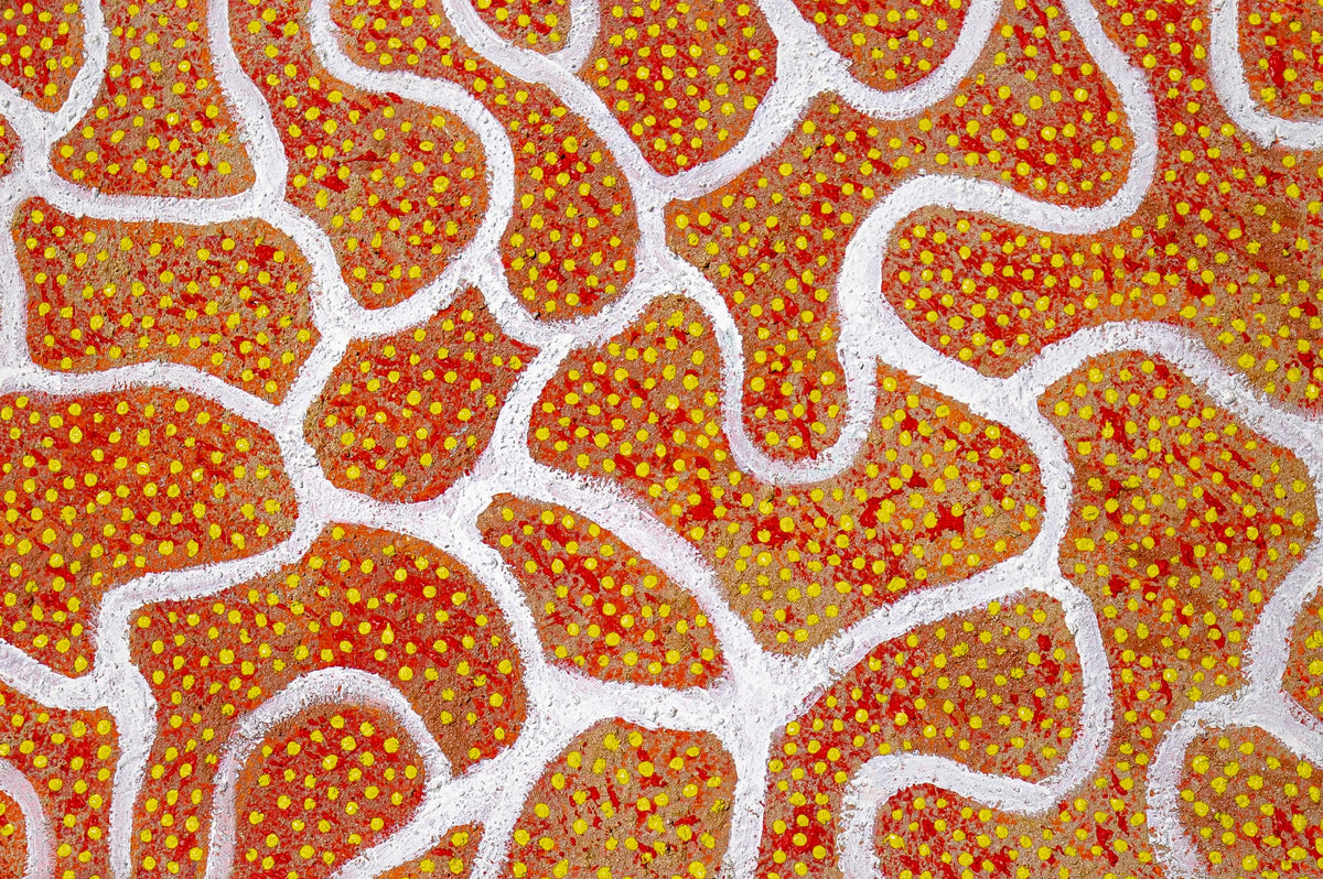 Java Australian Artist Jaru Girl: Aboriginal Artist Australia